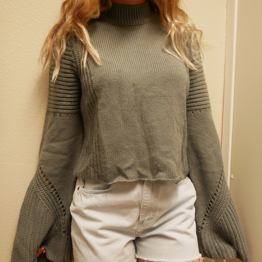 Toni bell sleeve sweater